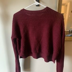 Maroon forever 21 sweater